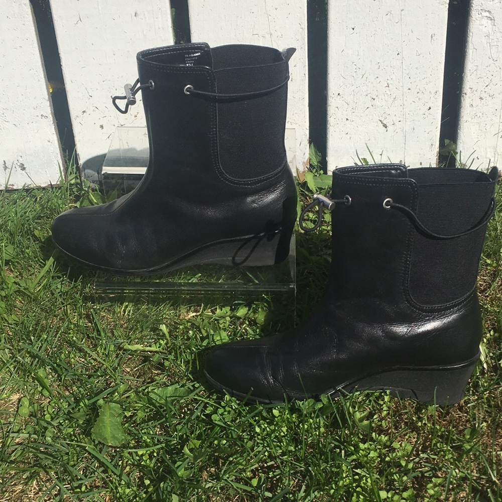 Black Booties TARYN ROSE - Picture 8 of 12